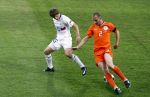 Basel 21 juni 2008
Nederland tegen Rusland in de kwart finale van de EK 2008 in zwitserland en Oostenrijk. 
Arshavin en Andre Ooijer