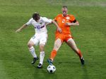 Basel 21 juni 2008
Nederland tegen Rusland in de kwart finale van de EK 2008 in zwitserland en Oostenrijk. 
Arshavin en Andre Ooijer