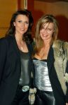 Amsterdam 13 maart 2004
Modeshow Mart Visser in het Hilton. 
Anita Endstra met een vriendin  
Anita Schuts