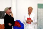 Laren 16 mei 2004
Presentatie boek Sjoerd Pleijsier.  Sjoerd met Anita Witzier