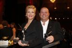 Amsterdam 26 oktober 2007
Uitreiking televizierring 2007 in carre. Anita Witsier wint prijs voor beste vrouwelijke presentatrice. met paul de Leeuw