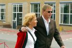 Hilversum 30 mei 2002
Begrafenis Bart de Graaff
Anita Witzier met ex man
