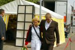 Hilversum 30 mei 2002
Begrafenis Bart de Graaff
Anita Witzier met ex man
