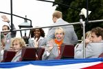 Den Haag 27 augustus 2008
De Olympische medaille winnaars van Peking op het bordes bij Koningin Beatrix. Aanwezig oa Anky v Grunsven