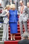 Den Haag 27 augustus 2008
De Olympische medaille winnaars van Peking op het bordes bij Koningin Beatrix. Aanwezig oa Anky v Grunsven
