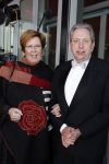 Rotterdam 16 december 2007
premiere Evita in het nieuwe Luxor theater. Annemarie Jorritsma met man
