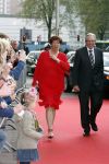 Utrecht 28 april 2009
Pieter v Vollenhoven viert zijn 70e verjaardag in het Beatrix theater in Utrecht. Annemarie Jorritsma met man
Peter Smulders bv