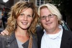Breda 26 augustus 2008
Muziekfeest van de Tros op de grote markt in Breda. 
Annette Barlo en Frank Timmer