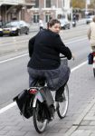 Amsterdam 3 november 2007
Annette Malherbe op de fiets.