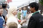 Amsterdam 7 juni 2008
Frank en Monique Rijkaard bij nationale dag van ADHD op sportcomplex de toekomst van Ajax. 
Frank met Annette de Vries