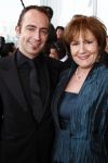 Rotterdam 20 april 2008
Premiere les Miserables  in het nieuwe Luxor theater. Annewil Blankers met zoon
Peter Smulders bv