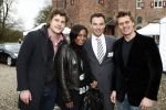 Breukelen 5 april 2008
Mercedes dealer stern presenteert nieuwe modellen bij ksteel Neijenrode. Koertjan de Bruijn Winston Post Edsilia Rombley en Arnoud Zuijdendorp bij mercedes mc Claren slr