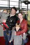 Rotterdam 25 november 2007
Premiere Feest van sinterklaas in ahoy. Bas Westerweel en Babette v Veen met zoons