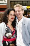 Amsterdam 12 april 2008
Barry Atsma met vriendin bij morrison krijgt een zusje premiere.