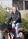 Amsterdam 13 oktober 2007
Bavo Galema op de fiets.