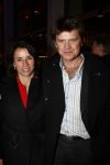 Amstelveen 4 februari 2008
Premiere Volmaakt gelukkig met Rick Engelkes Isa Hoes en Renee  Soutendijk in schouwburg Amstelveen. Beau v Erven Dorens met zijn vrouw Selly