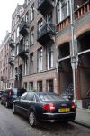 Amsterdam 29 oktober 2007
Ben Kolff verlaat het huis van zijn nieuwe vriendin Gallyon v Vessem.