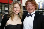 Hilversum 20 maart 2009
Schaatsgala bij studio 21. Ben Woldring met zijn vriendin
Peter Smulders bv
