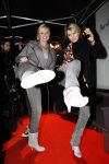 Amsterdam 7 februarti 2008
Presentatie schoenen daryl v d Wouw voor coca cola. bridget maasland en Hanna Verboom