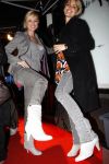 Amsterdam 7 februarti 2008
Presentatie schoenen daryl v d Wouw voor coca cola. bridget maasland en Hanna Verboom