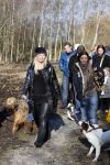 Diemen 14 februari 2009
Bridget Maasland vriend Pepijn zoon Mees en hond doen mee met tocht voor het goede doel ivm honden in het Diemer Bos.Met Rosanna Lima Kluivert
Peter Smulders bv
