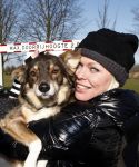 Diemen 14 februari 2009
Bridget Maasland vriend Pepijn zoon Mees en hond doen mee met tocht voor het goede doel ivm honden in het Diemer Bos.
Peter Smulders bv
