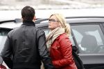 Schiphol 28 januari 2009
Bridget Maasland wordt door haar vriend Pepijn en zoontje Mees weg gebracht naar schiphol omdat ze voor 10 dagen naar Los Angeles moet.
Peter Smulders bv