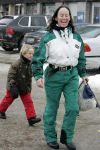 Lech 11 februari 2005
Brigitte Klynstra met zoontje in Lech