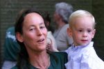 Hummelo 11 september 1999
Trouwen Elisabeth Fabius
Brigitte Klynstra met zoontje