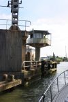 Weesp, 10 Juni 2008 
Spoorbrug over de Vecht bij Weesp
Brugwachter