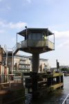 Weesp, 10 Juni 2008 
Spoorbrug over de Vecht bij Weesp
Brugwachter