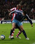 Eindhoven, 19 Maart 2008 Kompetitiewedstrijd PSV-AJAX, eindstand 0-0 
Seizoen 2007/2008
Bruno Silva in duel met Alcides