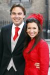 Den Haag 16 september 2008
Prinsjesdag 2008 op het binnenhof. 
Camiel Eurlings met zijn vrouw