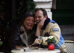 Amsterdam 8 januari 2007
Carlo Boszhard en Viola Holt met dochter op terras van pc hooftstraat.
Peter Smulders bv