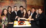 Amsterdam 22 februari 2008
eerste repetitiedag les Miserables in de focus studios. Hoofdrollen zijn er voor Rene v Kooten Wim v d Driessche Jamai Loman  Suzan Seegers Nurlaila Karim Celine Purcell Freek bartels Carlo Boszhard en Marjolein Algera.