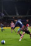 Eindhoven, 19 Maart 2008 Kompetitiewedstrijd PSV-AJAX, eindstand 0-0 
Seizoen 2007/2008
Carlos Salcido wordt op de huid gezeten door Suarez