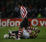Eindhoven, 23 Oktober 2007
Champions League wedstrijd PSV-Fenerbahce, eindstand 0-0
Seizoen 2007/2008
Carlos Salcido in duel met roberto Carlos