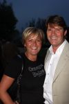 Molenaarsgraaf, 16 Mei 2008 Opening Babywear & Lifestyl LIEF
Caroline Tensen met Peter Gallas