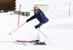 Serfaus 18 februari 2009
Caroline Tensen en haar vriend Peter Gallas op skivakantie,
Peter Smulders bv