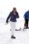 Serfaus 18 februari 2009
Caroline Tensen en haar vriend Peter Gallas op skivakantie,
Peter Smulders bv
