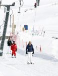 Serfaus 18 februari 2009
Caroline Tensen en haar vriend Peter Gallas op skivakantie,
Peter Smulders bv