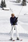 Serfaus 18 februari 2009
Caroline Tensen en haar vriend Peter Gallas op skivakantie,
Peter Smulders bv