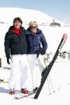 Serfaus 18 februari 2009
Caroline Tensen en haar vriend Peter Gallas op skivakantie,
Peter Smulders bv