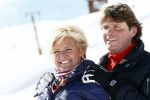 Serfaus 18 februari 2009
Caroline Tensen en haar vriend Peter Gallas op skivakantie,
Peter Smulders bv