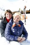 Serfaus 18 februari 2009
Caroline Tensen en haar vriend Peter Gallas op skivakantie,
Peter Smulders bv