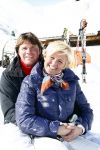 Serfaus 18 februari 2009
Caroline Tensen en haar vriend Peter Gallas op skivakantie,
Peter Smulders bv