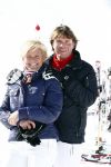 Serfaus 18 februari 2009
Caroline Tensen en haar vriend Peter Gallas op skivakantie,
Peter Smulders bv