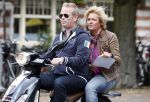 Amsterdam 18 mei 2008
Leco v Zadelhoff viert zijn 40e verjaardag met zijn vrienden in het hilton en ze maken een scooter rally door Amsterdam. 
Caroline Tensen met John Luken