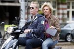 Amsterdam 18 mei 2008
Leco v Zadelhoff viert zijn 40e verjaardag met zijn vrienden in het hilton en ze maken een scooter rally door Amsterdam. 
Caroline Tensen met John Luken