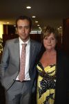 Amsterdam 1 maart 2009
Modeshow Paul Schulten in het Okura hotel. Catherine Keyl met een vriend
Peter Smulders bv